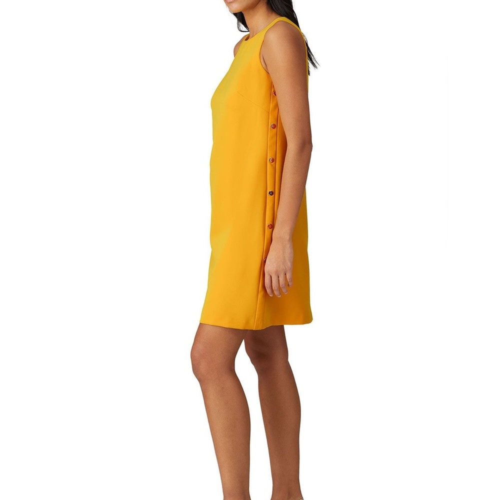 RALPH LAUREN Marigold Sheath Dress with side
RL Logo- Size 16